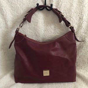 Dooney & Bourke Burgundy Hobo Tote